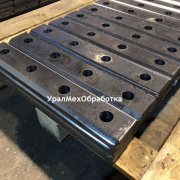 Накладка КР120 крановых рельс