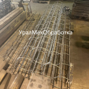 Арматурные каркасы свай под опоры освещения